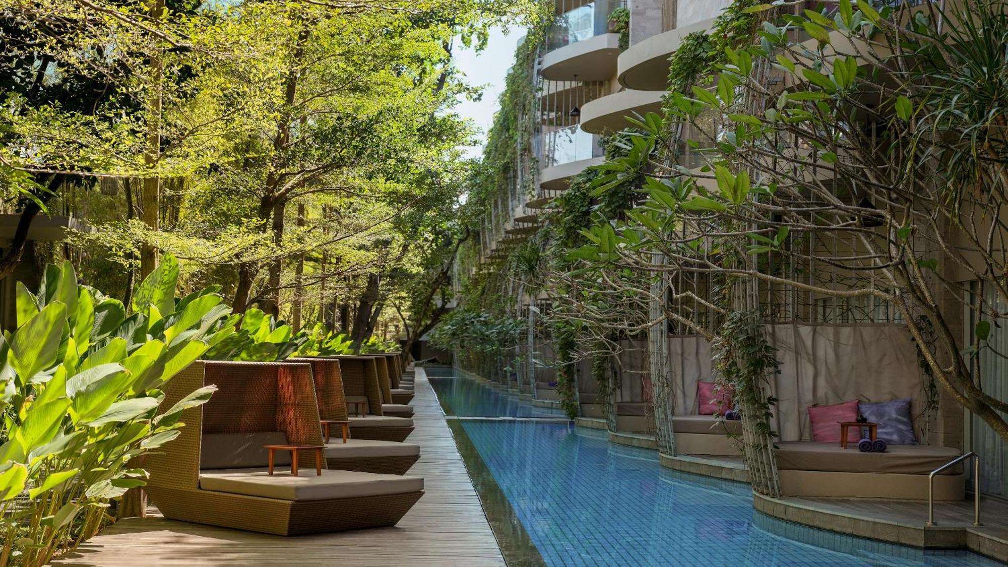 Beeindruckende Lagunenpool-Suite mit King-Bett und Butler-Service