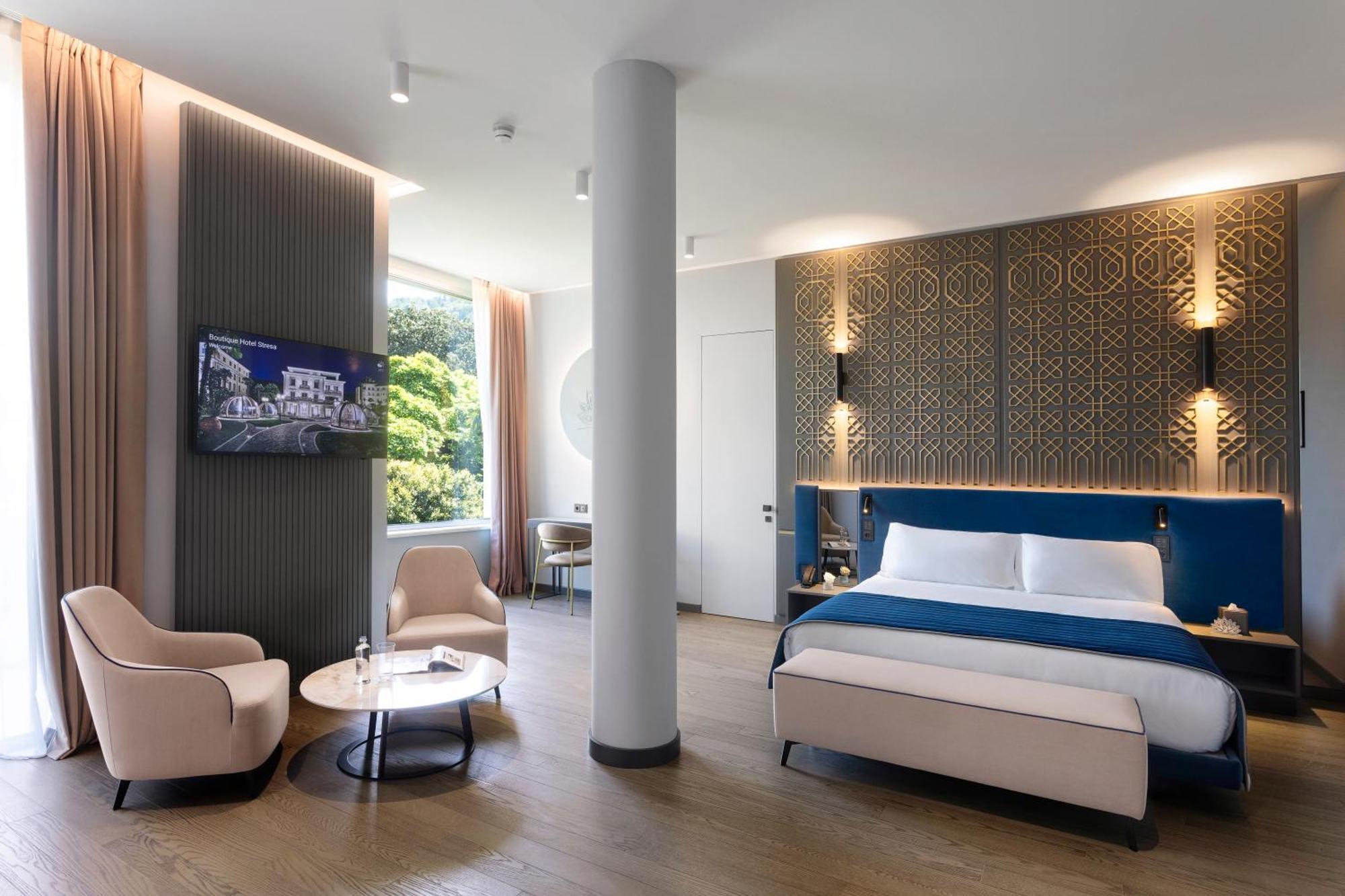 Deluxe Doppelzimmer mit Gartenblick
