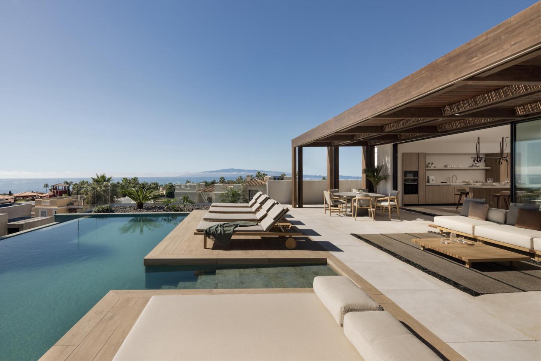 Villa-Suite mit 3 Zimmern, Meerblick und privatem Pool