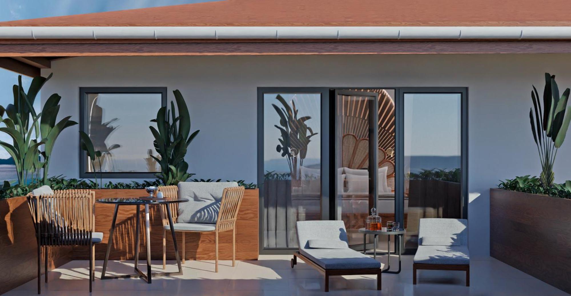 Penthouse Signature mit Meerblick