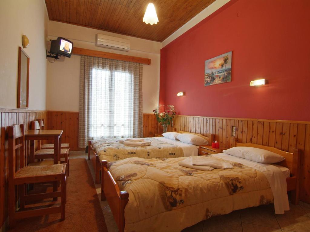 Dreibettzimmer mit Meerblick
